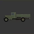 Olive Green Military Tank Featuring Heavy Armor Tracked Wheels And Long Cannon
