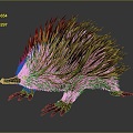 Modern Hedgehog Cartoon Hedgehog Animation Hedgehog 3d model