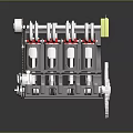 Precision Machined Automotive Engine Component Featuring Cylinders Valves Camshaft And Durable Design