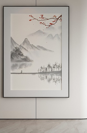 New Chinese Decorative Painting 3d model