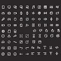 Various Icon Pendant Designs With Different Symbols For Digital And Creative Use