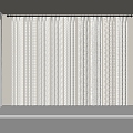 French lace curtains 3d model