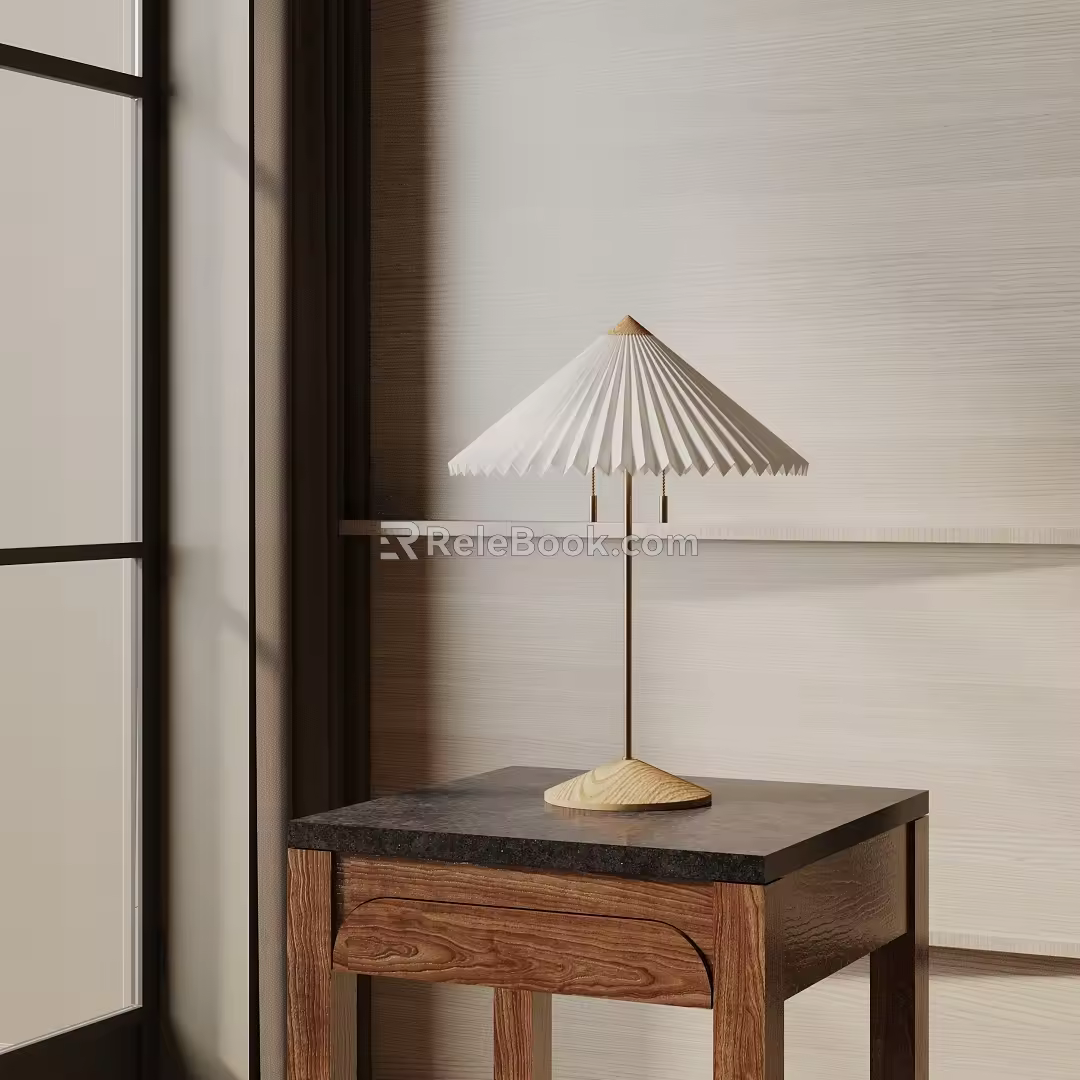 Modern table lamp 3d model