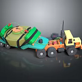 Heavy Duty Functional Tanker Truck With Large Storage Tank And Multiple Wheels