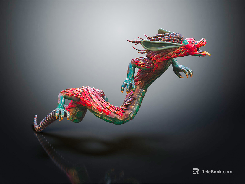Modern Dragon Chinese Dragon Dragon texture