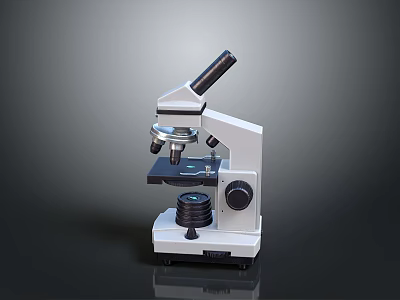 Premium Household Science Microscope Tool For Educational Use And Learning At Home 3d model