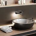 Luxurious Massage Beds With Wooden Shelves Towels And Skincare Products In Spa Setting