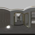 Luxury SPA Sauna Interior Featuring Relaxation Beds Wooden Panels And Warm Lighting Decor