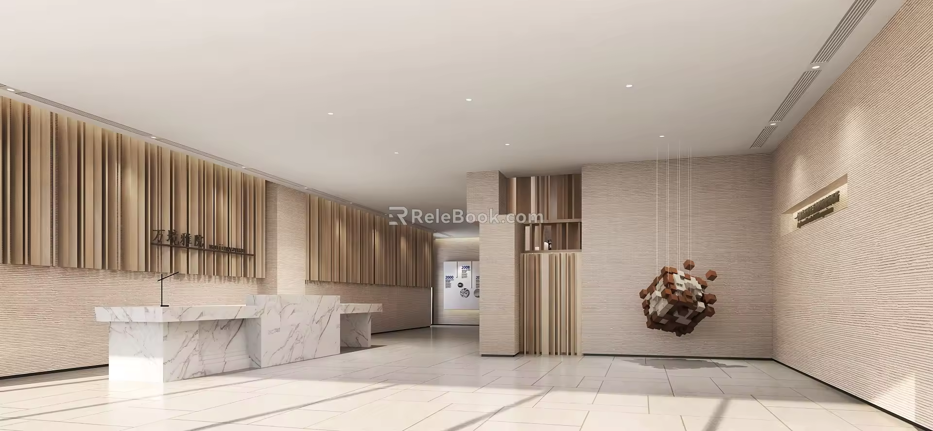 Sales Office Front Desk 3d model