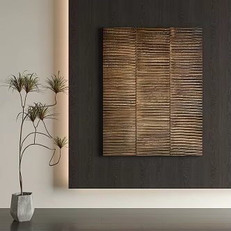 modern decorative painting 3d model
