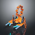 Machine Scorpion Mecha Scorpion Science Fiction Scorpion Cartoon Scorpion Anime Scorpion 3d model