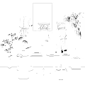 Modern Model Ornaments Combination 3d model