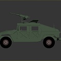 Bulletproof Car Armed Jeep Armed Car Armed Bulletproof Car Military Jeep Off-road Jeep Humvee 3d model