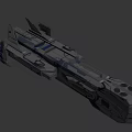 Futuristic Sci-Fi Spaceship With Geometric Design Metallic Surface And Advanced Aerodynamic Structure