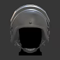 Tactical Military Helmets With Side Mounted Gear Displayed On Mannequin Heads Dual View