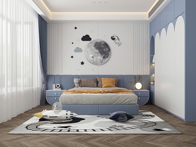 Modern Children's Room Boys Room model