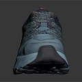 Blue And Light Blue Running Shoes With Mesh Upper Pink Tongue And Cushioned Sole