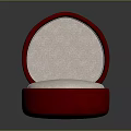 Red Velvet Jewelry Box For Storing Clothing Accessories And Fashion Items