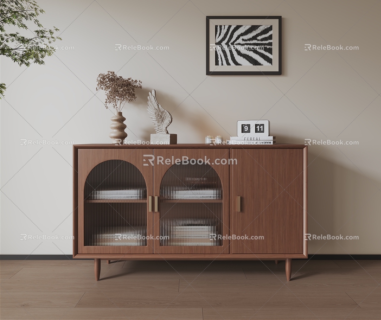 Modern Middle Ancient Decorative Cabinet model