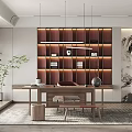 New Chinese Style Study 3d model