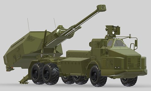 Archer Artillery Vehicle 3d model