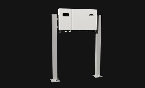 modern inverter 3d model