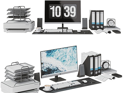 Modern Computer Office Supplies Portfolio model