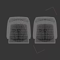 Modern Upholstered Bar Stools With Light Gray And Dark Brown Seats And Metal Bases