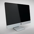 Apple iMac All in One Desktop Computer With Black Screen And Silver Frame