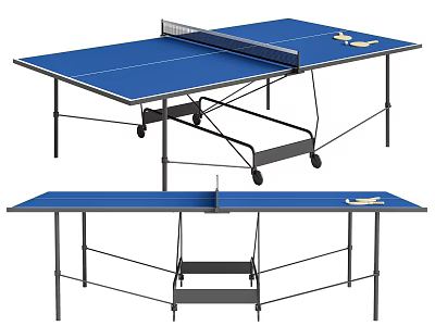 Modern table tennis table tennis table 3d model