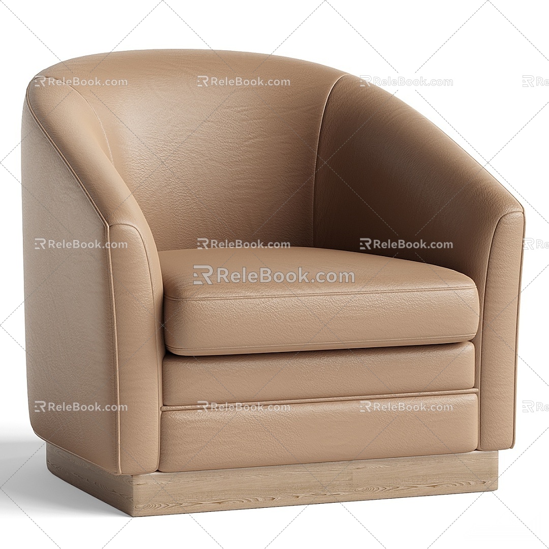 Modern Single Sofa 3d model