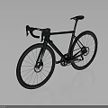 Sleek Green Road Bicycle With Modern Design Black Handlebars And Lightweight Frame