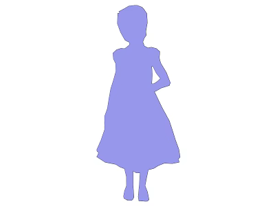 Modern game character cartoon man 3d model