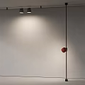 Track Mounted Downlights And Spotlights In Various Colors For Modern Interior
