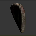 Irregularly Shaped Colorful Natural Stone With Red White Brown Hues And Intricate Polished Texture