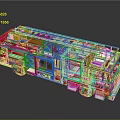 Bus Large Bus CMB Medium Van Large Van Bus School Bus Van Box Car 3d model
