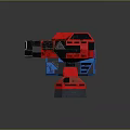 laser tower turret turntable sci-fi tower defense game tower defense sci-fi turret game turret game turret 3d model