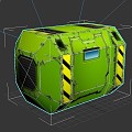 Science Fiction Box Science Fiction Box Military Box Password Box Military Material Science Fiction Material Science Fiction Password Box 3d model