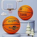 Children's basketball 3d model