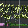 Decorative Neon Lamp Set With Autumn Themed LED Light Wall Art Design