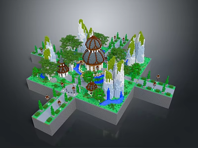 Game Environment Game Scene Fairy Tale Scene Fairy Tale Magic Scene Magic Item Fantasy Scene 3d model