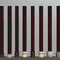 new chinese style column column 3d model