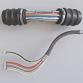 Sports Equipment Cables With Multicolored Wires And Flexible Hoses For Fitness Use