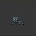 Robot Spider Robot Mecha Spider Science Fiction Spider Mechanical Spider Battery Spider Tower Defense 3d model