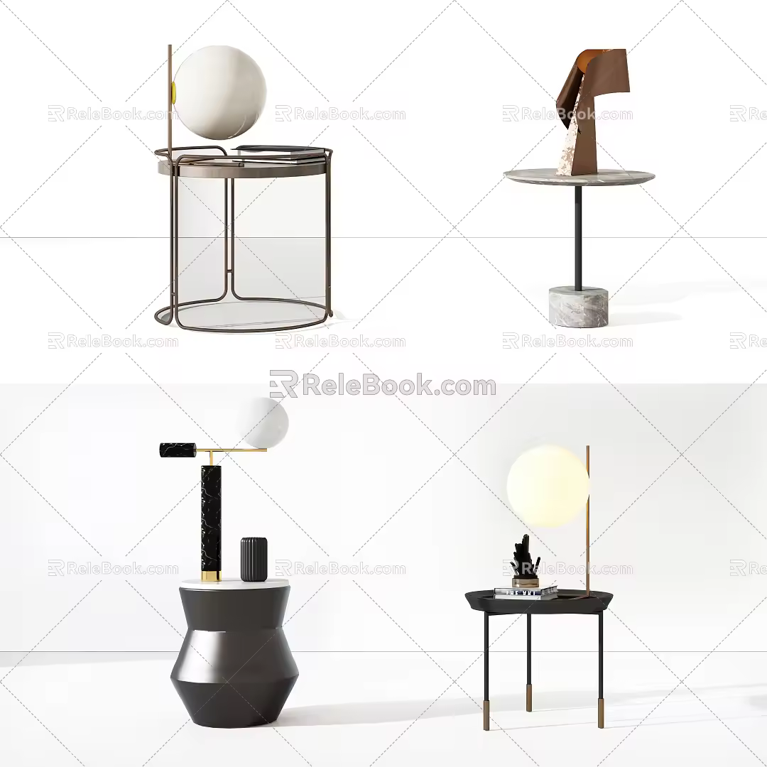 Modern Round Several Corner Several Combination 3d model