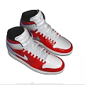 a pair of sneaker 3d model