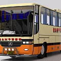 modern bus 3d model