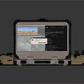 Rugged Industrial Electronic Laptop With Durable Design And Connected Control Panels