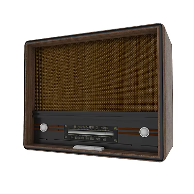 Modern radio decorations 3d model