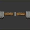 Islamic Style Decorative Architectural Element Featuring Arched Design Wooden Frame And Colorful Tile Patterns